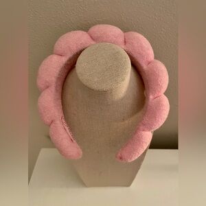 Pink Terry Puffy Spa Headband